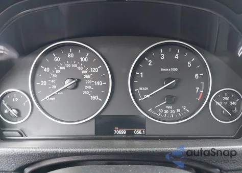 2014 BMW 328I из США, поврежденный, VIN WBA3A5G52ENP31657